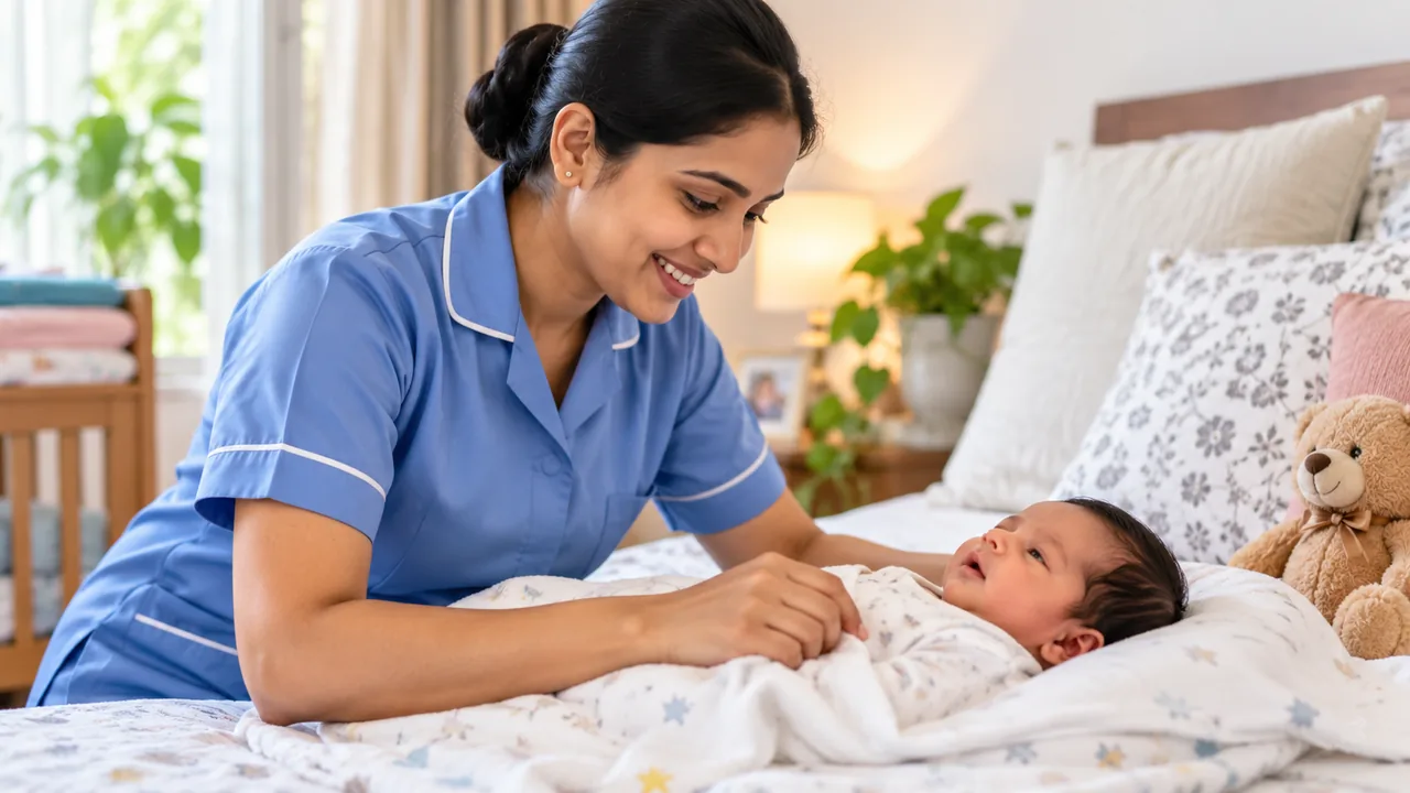 Newborn care support at home